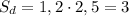 S_d=1,2\cdot2,5=3