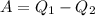 A = Q_{1} - Q_{2}