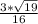 \frac{3* \sqrt{19} }{16}