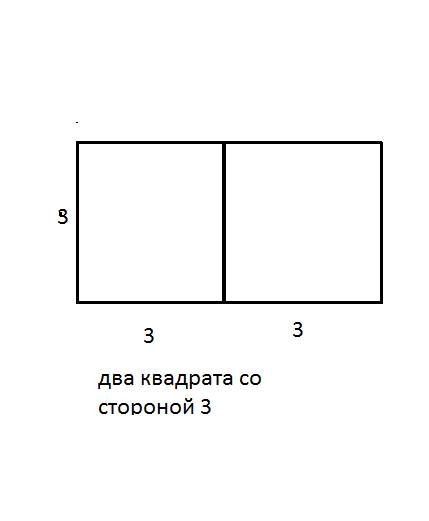 Раздели прямоугольник со сторонами 6см и 3см на равные квадраты. найди разные решения