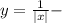 y=\frac{1}{|x|} -