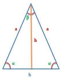 Як визначити площу рівнобедреного трикутника?