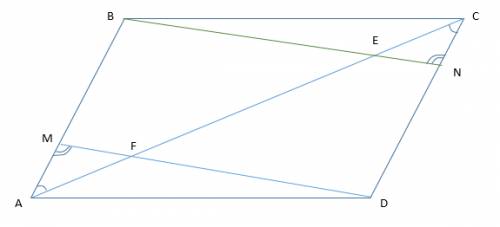 Диагональ ас параллелограмма авсд равна 32 см,точка м лежит на стороне ав,причем ам: мв=1: 3.найти о