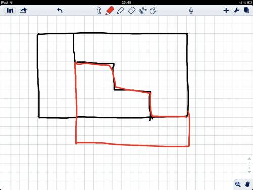 Как разрезать прямоугольник со сторонами 16см и 9см на две разные части чтобы составить квадрат?