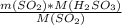 \frac{m(SO_2) * M(H_2SO_3)}{M(SO_2)}