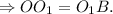 \Rightarrow OO_1 = O_1B.