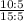 \frac{10 : 5}{15 : 5}