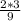 \frac{2*3}{9}