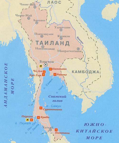 Где находится таиланд желательно с картинкой
