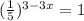 (\frac{1}{5})^{3-3x}=1