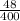 \frac{48}{400}