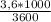 \frac{3,6*1000}{3600}