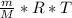 \frac{m}{M} *R*T