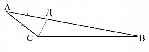 Точка д на стороне ав треугольника ввс выбрана так что ад=ас . известно что угол став =10 и угол асв