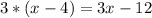 3*(x-4)=3x-12