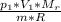 \frac{p_{1}*V_{1}*M_{r}}{m*R}