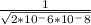 \frac{1}{ \sqrt{2*10^-6*10^-8}}