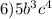 6)5 b^{3} c^{4}