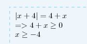 Укажите на числовой прямой все точки с координатой х такие, что: |х+4l=4+х