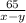 \frac{65}{x-y}