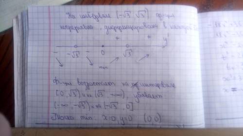 Провести полное исследование функции и построить её график y=x^2/(3-x^2)