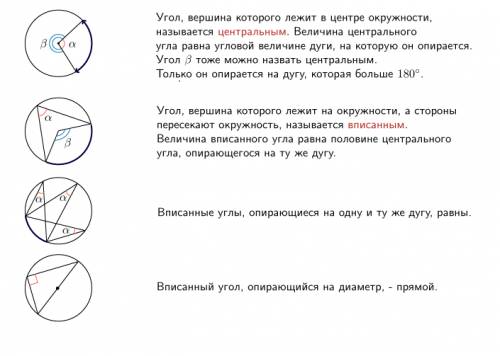 Найдите углы треугольника abc вписанного в окружность,если известно,что: величина дуги ав=62 градуса