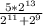 \frac{5 * 2^{13} }{ 2^{11}+ 2^{9} }