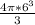 \frac{4 \pi *6^3}{3}