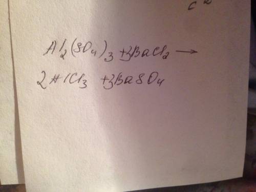 Al2(so4)3+bacl2=? ionic reaction please))