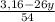 \frac{3,16-26y}{54}