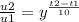 \frac{u2}{u1 } = y^ \frac{t2-t1}{10}