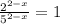 \frac{2^{2-x}}{5^{2-x}}=1