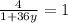 \frac{4}{1+36y}=1