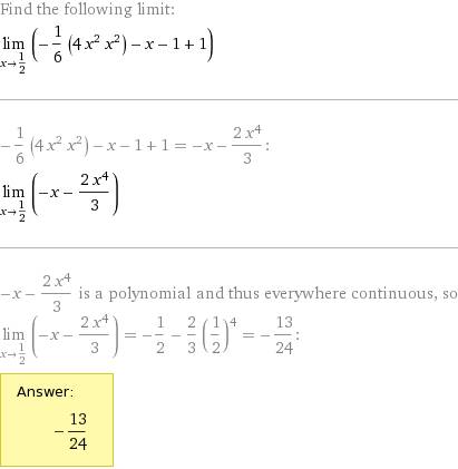 Lim1-4x^2/6x^2-x-1 x-> 1/2 lim(корень)x- 1/2-(корень)5-x x-> 1