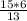 \frac{15*6}{13}