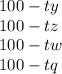 100-ty\\&#10;100-tz\\&#10;100-tw\\&#10;100-tq