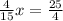 \frac{4}{15}x=\frac{25}{4}