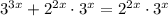 3^{3x}+2^{2x}\cdot3^x=2^{2x}\cdot 3^x