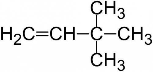 Дайте названия для 3,3 диметил бутена 1