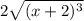 2 \sqrt{(x+2)^3}