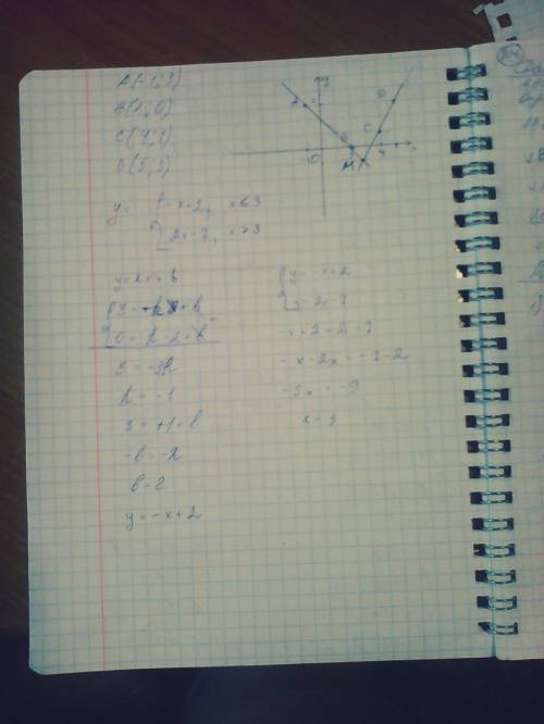 в плоскости оху заданы четыре точки а ( - 1: 3 ) в ( 2: 0 ) с ( 4 ; 1 ) d (5 ; 3) задайте аналитиче