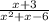 \frac{x+3}{ x^{2} +x-6}