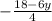 -\frac{18-6y}{4}