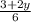 \frac{3+2y}{6}