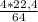 \frac{4*22,4}{64}