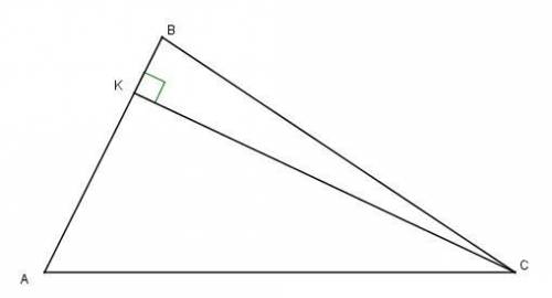 Висота ск трикутника авс поділяє сторону ав на відрізки ак і вк. знайдіть сторону вс, якщо ас = 6см,