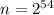 n=2^{54}