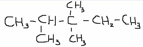 Неорганическая структурные формулы соединений 2,3,3-триметил-пентан