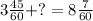 3\frac{45}{60} +?=8 \frac{7}{60}