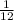 \frac1{12}